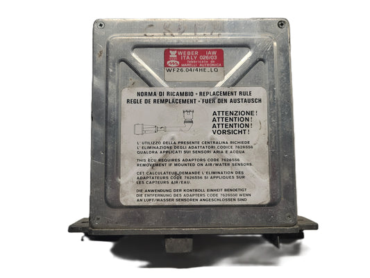LANCIA FIAT ECU / IAW 026/03 / WF26.04/4HE-LQ / WF26.04 / 4HE-LQ / WEBER