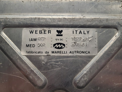 LANCIA FIAT ECU / IAW 02P / WH2P.01 / HAH-81 / MED 502 / MED502 / WEBER