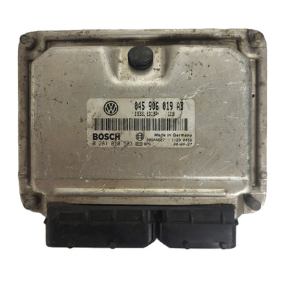 VW POLO 9N ECU / 045906019AB / 0281010503 / EDC15P+ / BOSCH - B48-12 - 1