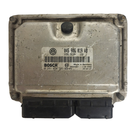VW POLO 9N ECU / 045906019AB / 0281010503 / EDC15P+ / BOSCH