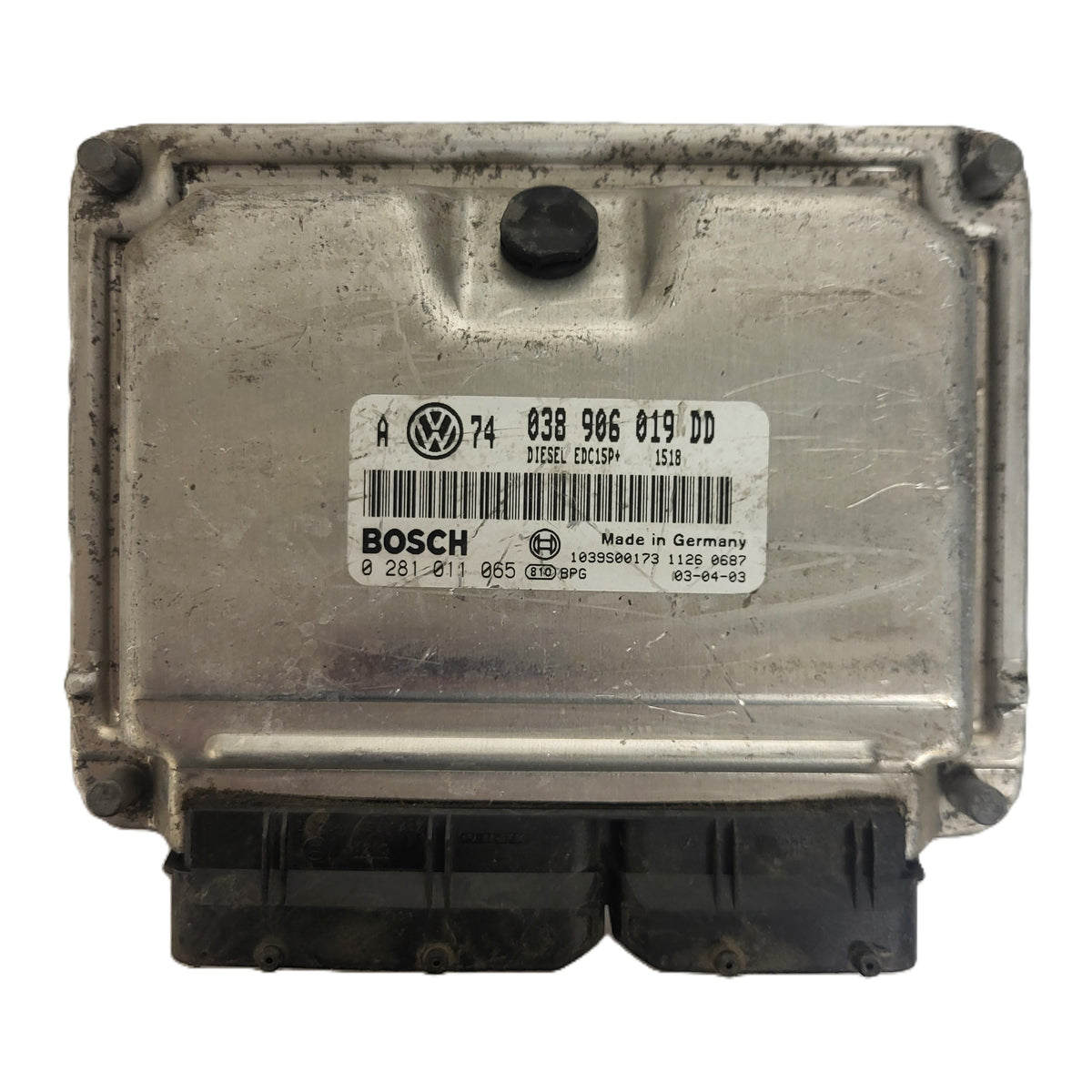 VW ŠKODA VAG ECU / 038906019DD / 0281011065 / EDC15P+ / 038906019 / BOSCH - B48-21 - 1