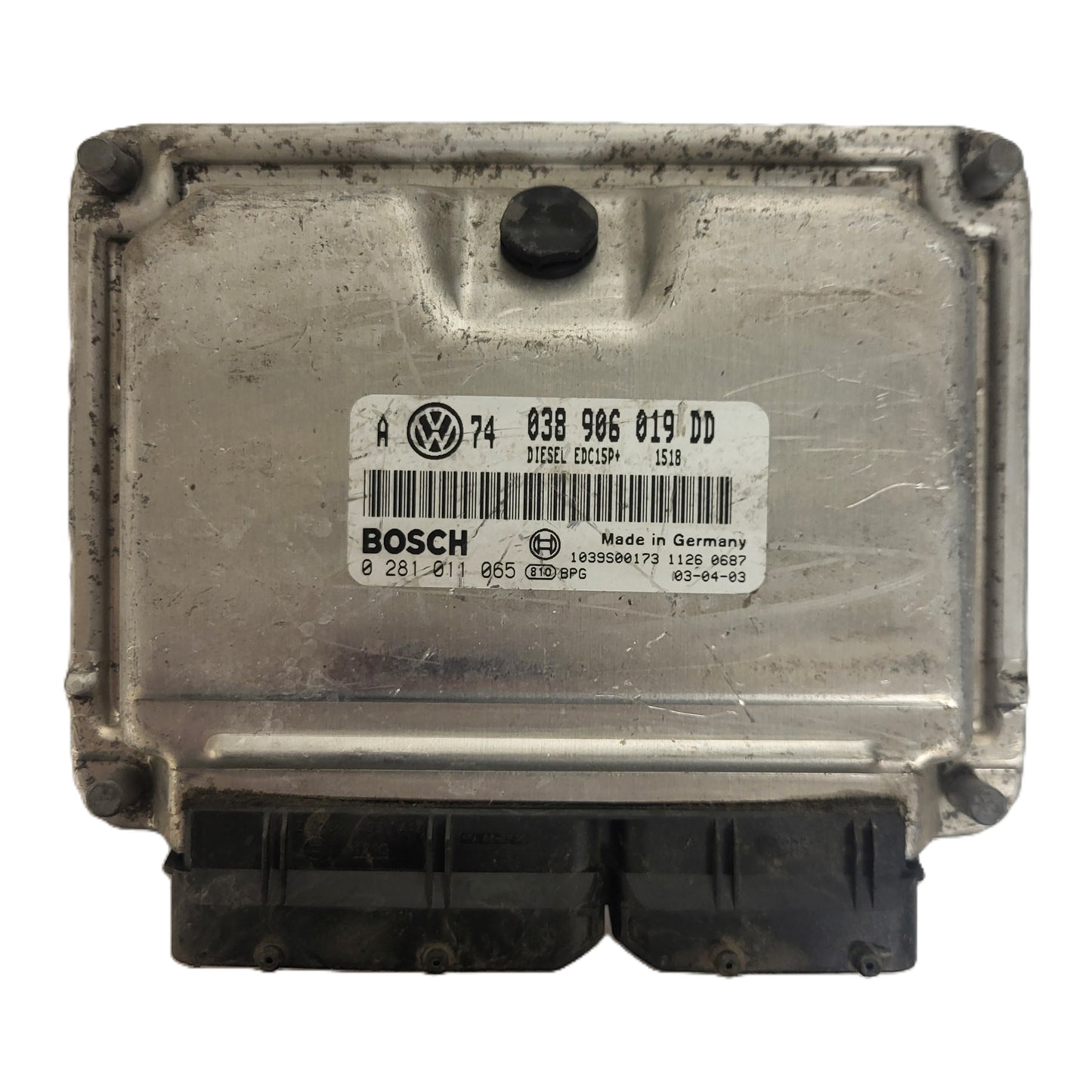 VW ŠKODA VAG ECU / 038906019DD / 0281011065 / EDC15P+ / 038906019 / BOSCH