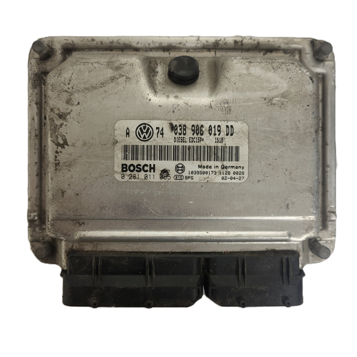 VW ŠKODA VAG ECU / 038906019DD / 0281011065 / EDC15P+ / 038906019 / BOSCH - B48-24 - 1