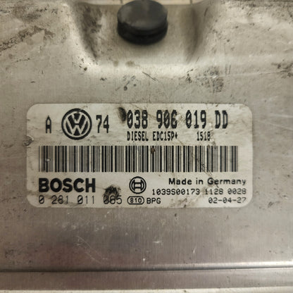 VW ŠKODA VAG ECU / 038906019DD / 0281011065 / EDC15P+ / 038906019 / BOSCH
