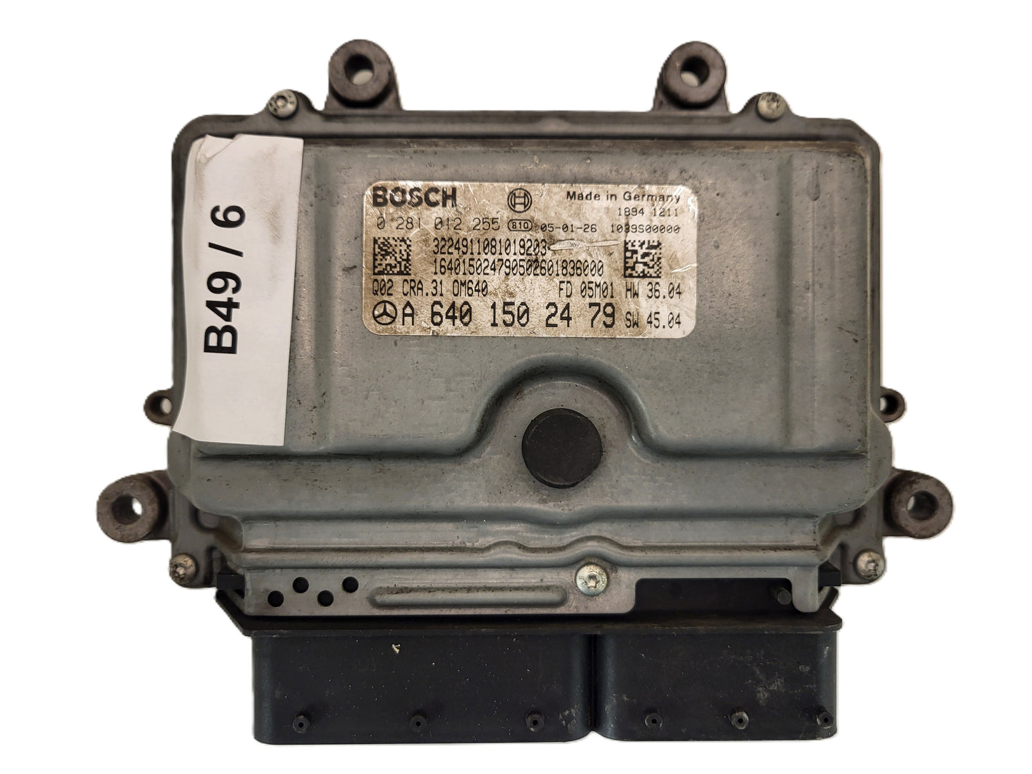Mercedes a W169 ECU / 0281012255 / A6401502479 / CRA.31 / BOSCH