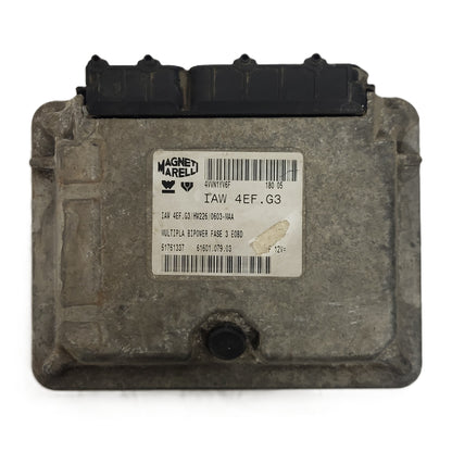 FIAT MULTIPLA ECU IAW 4EF.G3 / 51761337 / 61601 079.03 / HW226 / MAGNETI MARELLI