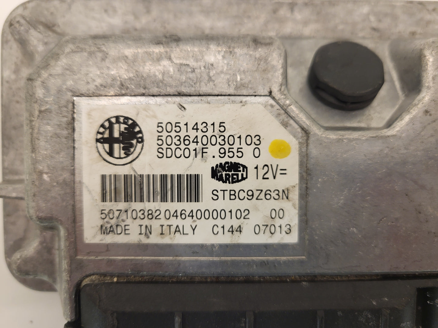 ALFA ROMEO MITO ECU / 50514315 / SDC01F.955 / C144 / MAGNETI MARELLI