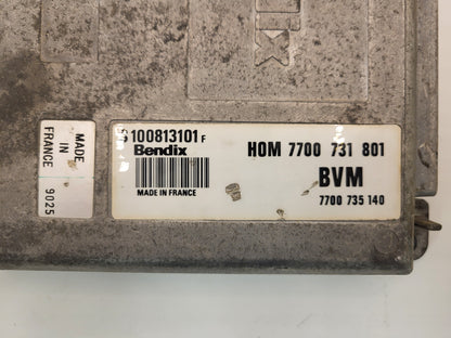 Renault ECU / S100813101F / HOM7700731801 / 770035140 / S100813101 / BENDIX