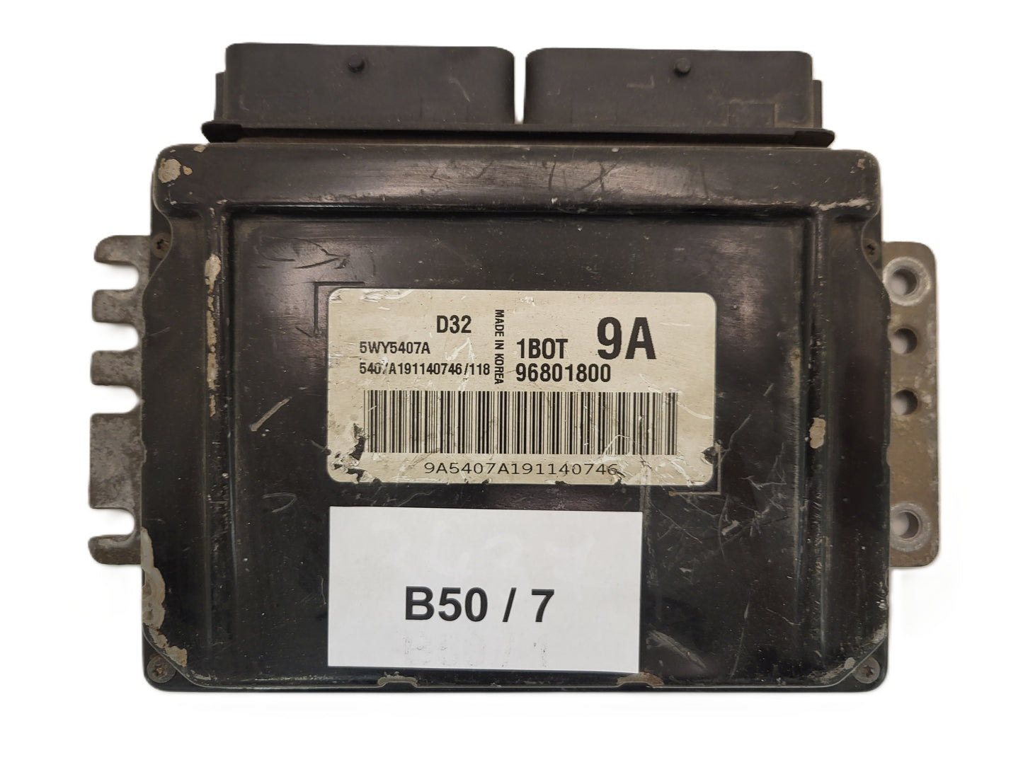CHEVROLET MATIZ  ECU / 96801800 / 5WY5407A / 1BOT / 9A / D32