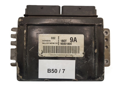 CHEVROLET MATIZ  ECU / 96801800 / 5WY5407A / 1BOT / 9A / D32
