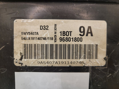 CHEVROLET MATIZ  ECU / 96801800 / 5WY5407A / 1BOT / 9A / D32