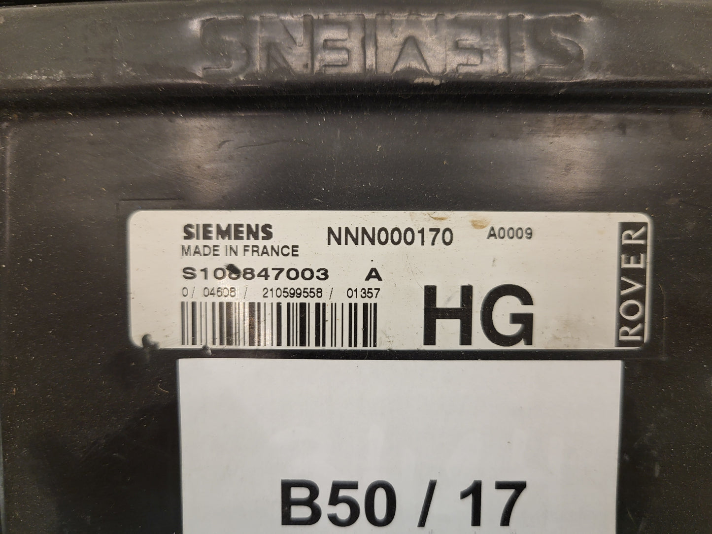 ROVER ECU / S108847003 / S108847003A / NNN000170 / HG / SIEMENS
