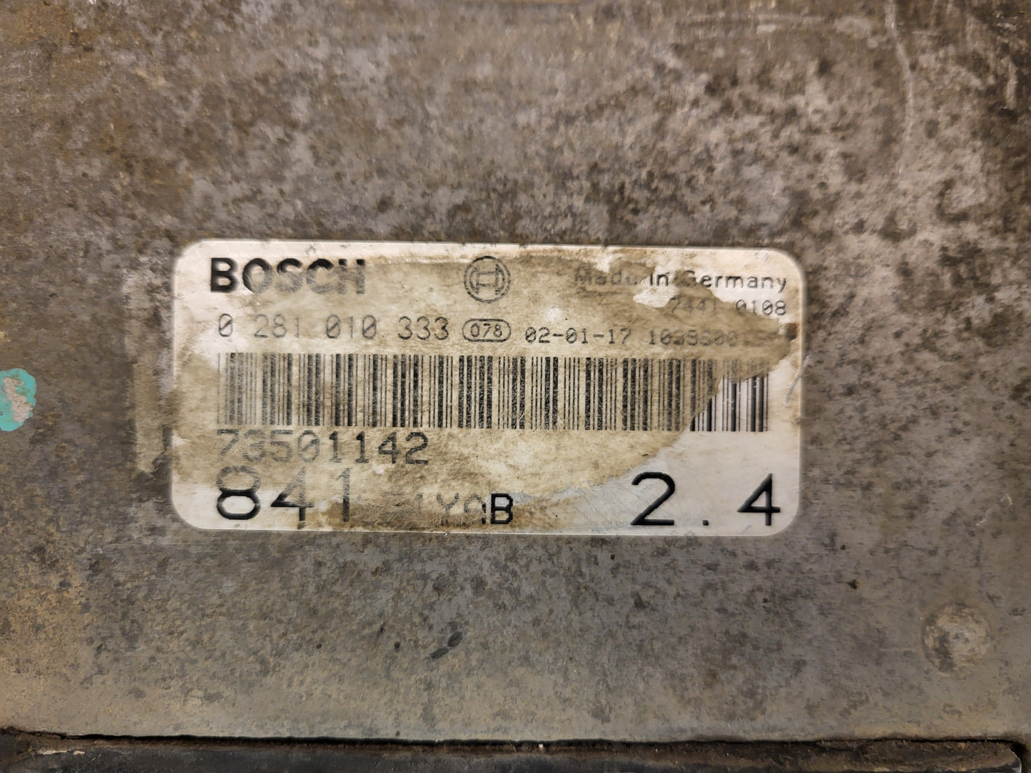 LANCIA THESIS 2.4 ECU / 0281010333 / 73501142 / BOSCH