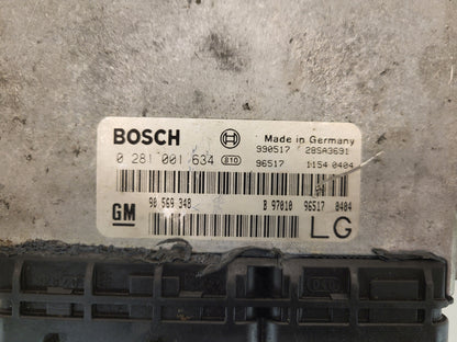 Opel Vectra B ECU / 0281001634 / 90569348 / B97010 / BOSCH