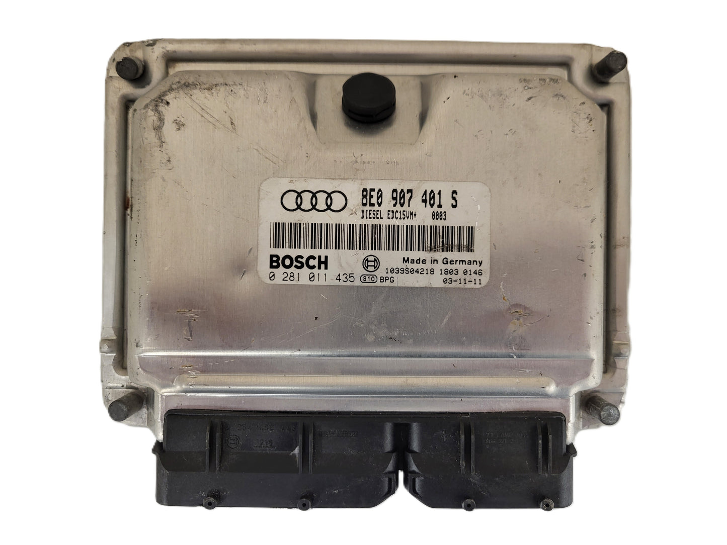 Audi A4 ECU / 8E0907401S / 0281011435 / EDC15VM+ / BOSCH