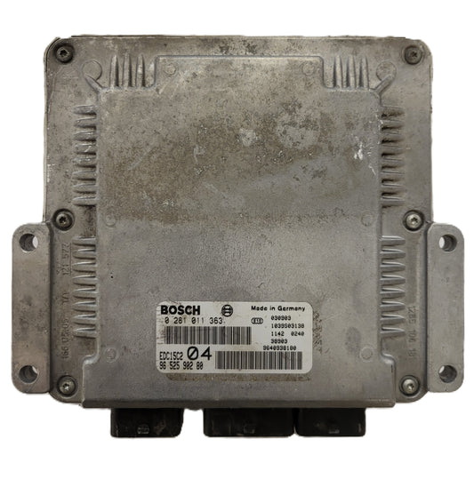 PEUGEOT CITROEN FIAT ECU / 0281011363 / 9652590280 / EDC15C2 / BOSCH