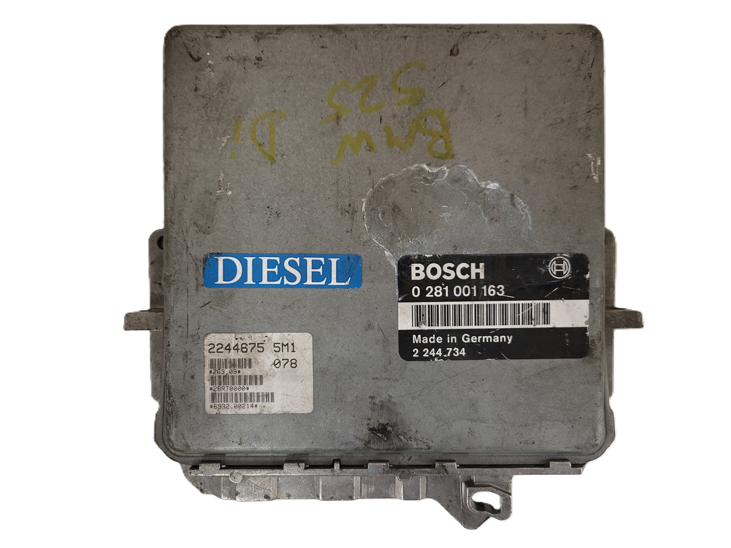 BMW E34 ECU / 0281001163 / 2244675 / 2244734 / BOSCH