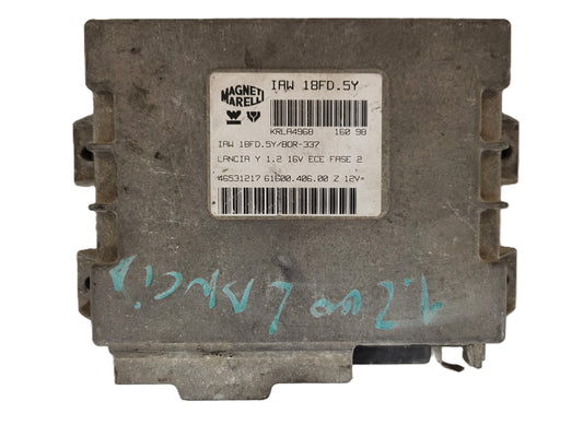 LANCIA Y 1.2 16V ECU / 46531217 / IAW 18FD.5Y / 61600.406.00 / MAGNETI MARELLI