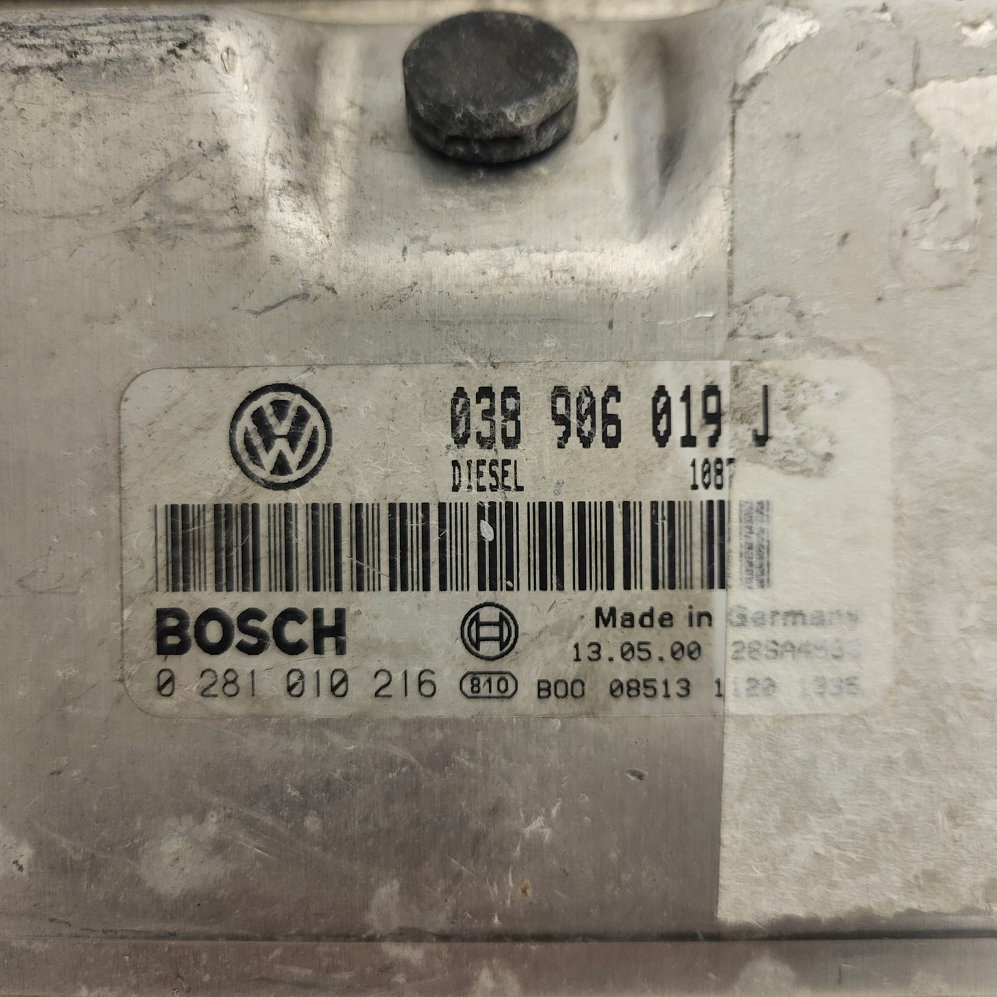 VW SHARAN ECU / 038906019J / 0281010216 / EDC15P+ / BOSCH
