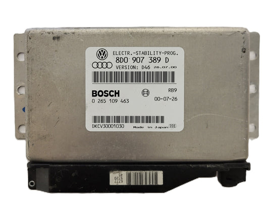 Audi VW ECU / 8D0907389D / 0265109463 / D46 / BOSCH