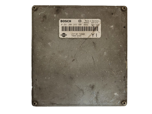Nissan MICRA ECU / 0261204243 / 23710 74B00 / 74B00-24400 / BOSCH