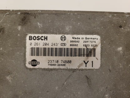 Nissan MICRA ECU / 0261204243 / 23710 74B00 / 74B00-24400 / BOSCH