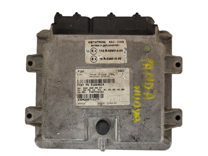 Fiat Panda ECU / 51804614 / 4100134 / METATRON