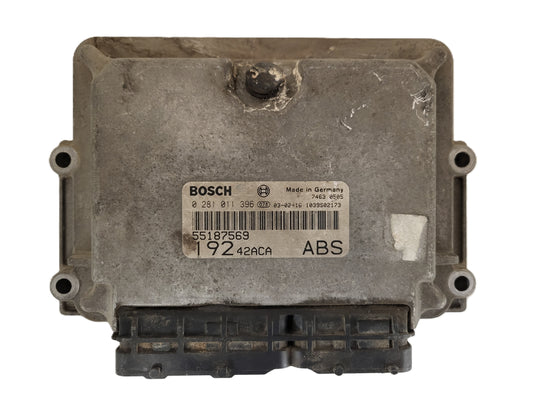 Fiat STILO ECU / 0281011396 / 55187569 / 1039S02173 / BOSCH