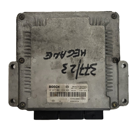 Renault Laguna ECU / 0281001934 / HOM8200039569 / 8200078730 / BOSCH