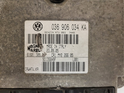 VW ECU / 036906034KA / IAW4TV.KA / 61601.309.01 / MAGNETI MARELLI