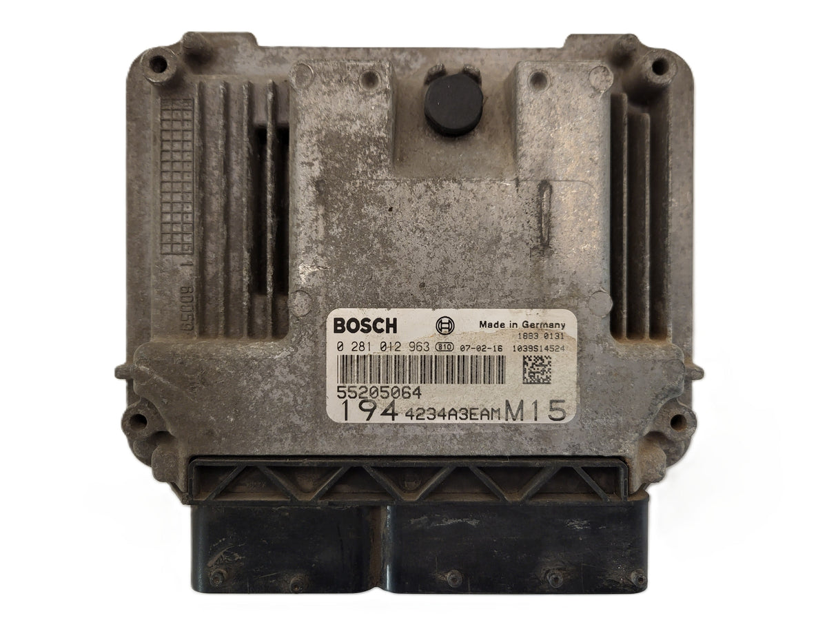 3x FIAT CROMA ECU / 0281012963 / 55205064 / BOSCH BULK STOCK