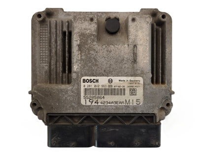 3x FIAT CROMA ECU / 0281012963 / 55205064 / BOSCH BULK STOCK