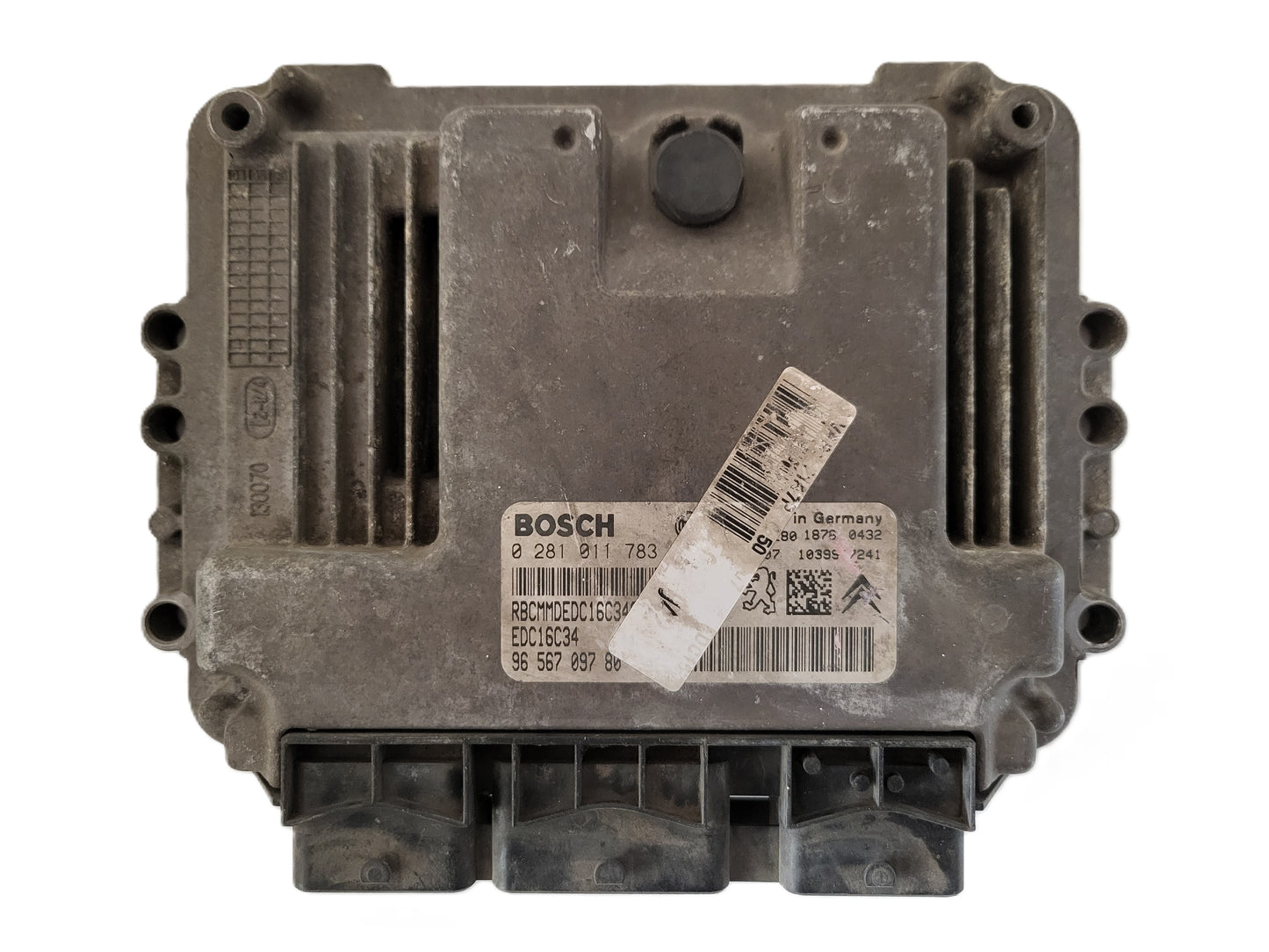 Peugeot Citroen ECU / 0281011783 / 9656709780 / EDC16C34 / 9654490280 / BOSCH