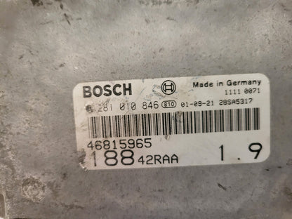 FIAT PUNTO 2 188 1.9 JTD ECU / 0281010846 / 46815965 / BOSCH