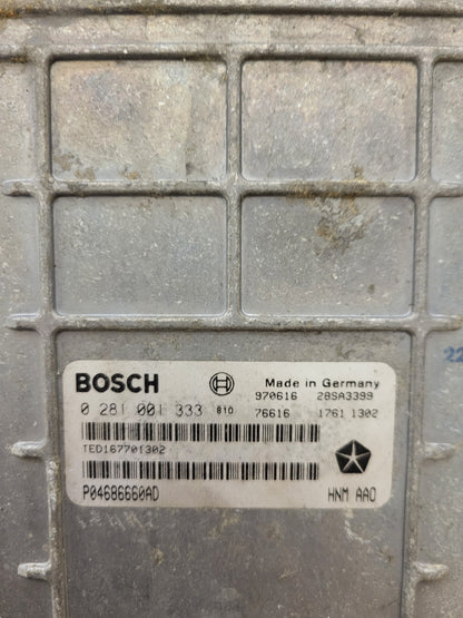 CHRYSLER VOYAER ECU / 0281001333 / TED146700070 / P04686660AD / BOSCH