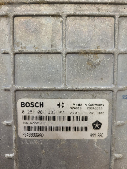 CHRYSLER VOYAER ECU / 0281001333 / TED146700070 / P04686660AD / BOSCH