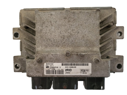 FORD FIESTA ECU / AV21-12A650-BD / S180047018D / 2RXD / J38AC / SIEMENS