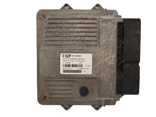 Fiat Punto 1.3 ECU / 55192093 / MJD 6JF.P6 / HW01B / MAGNETI MARELLI