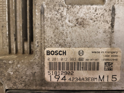 Fiat Croma ECU / 0281012963 / 51812902 / BOSCH