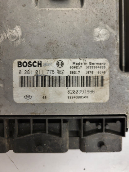 RENAULT MEGANE SCENIC ECU / 0281011776 / 8200310863 / 8200386508 / BOSCH