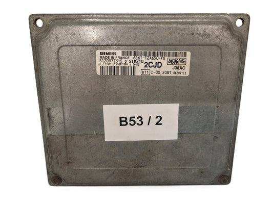 Ford FIESTA ECU / 6S61-12A650-FD / 2CJD / S120977315D / S120977315 / SIM210 / J38AC / SIEMENS