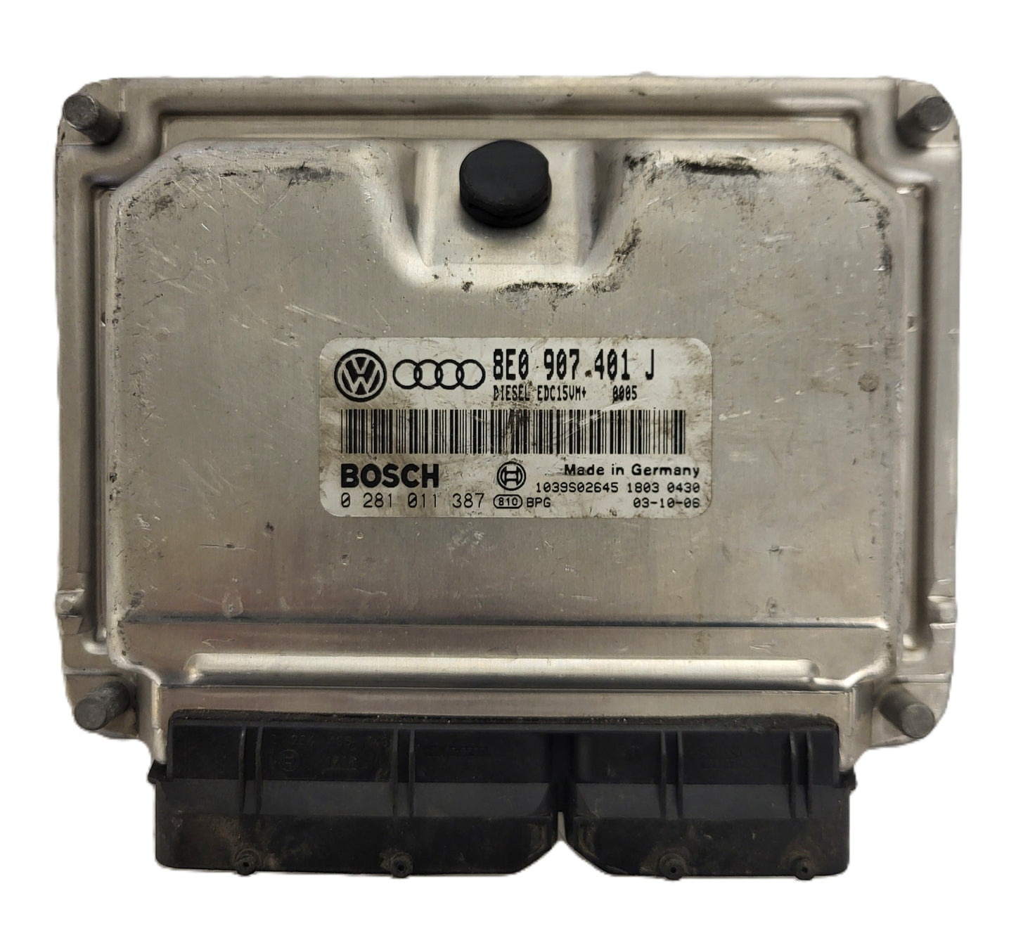 VW AUDI ECU / 0281011387 / 8E0907401J / EDC15VM+ / BOSCH