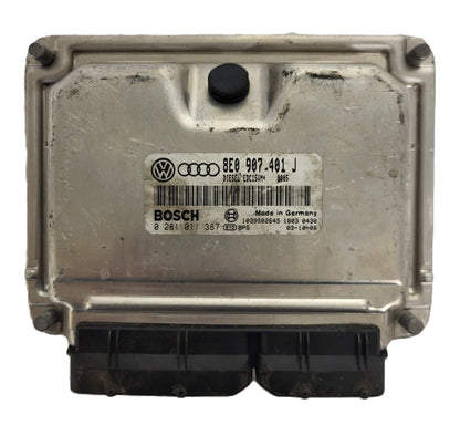 VW AUDI ECU / 0281011387 / 8E0907401J / EDC15VM+ / BOSCH