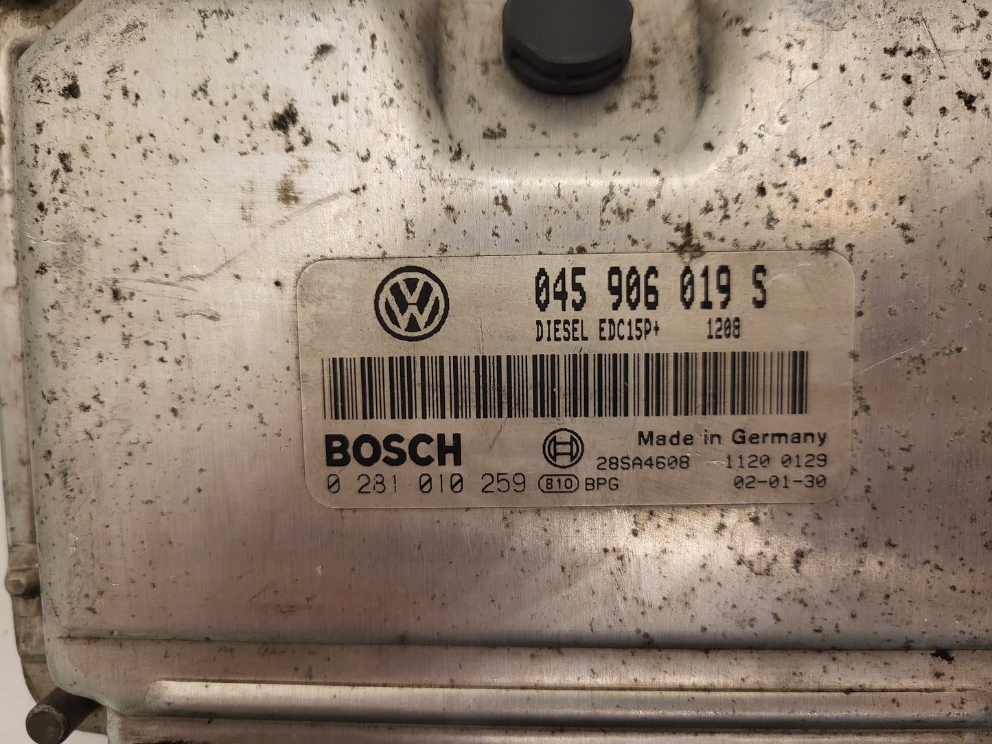 VW GOLF ECU / 045906019S / 0281010259 / EDC15P+ / BOSCH