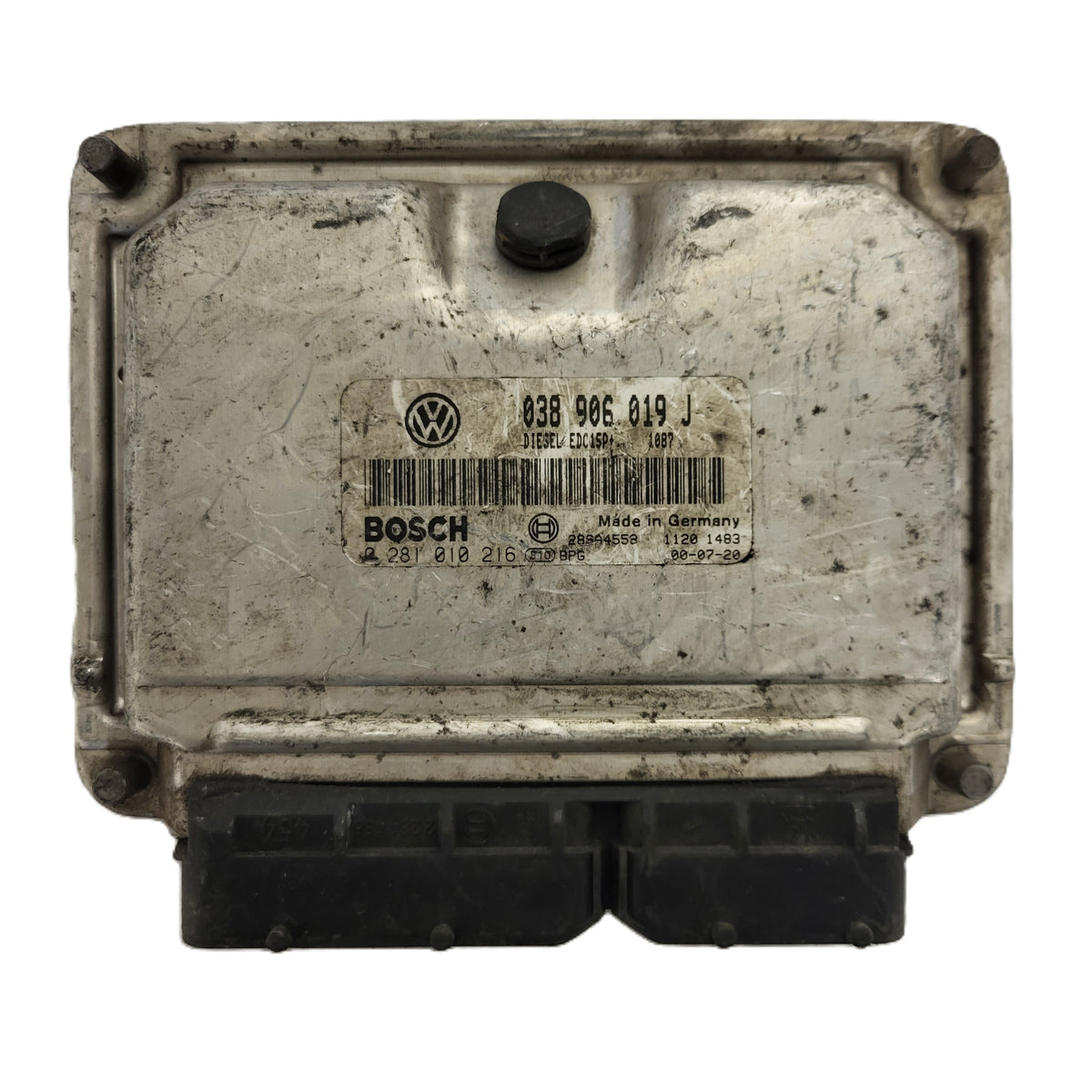 VW SHARAN ECU / 038906019J / 0281010216 / EDC15P+ / BOSCH - B53-19 - 1