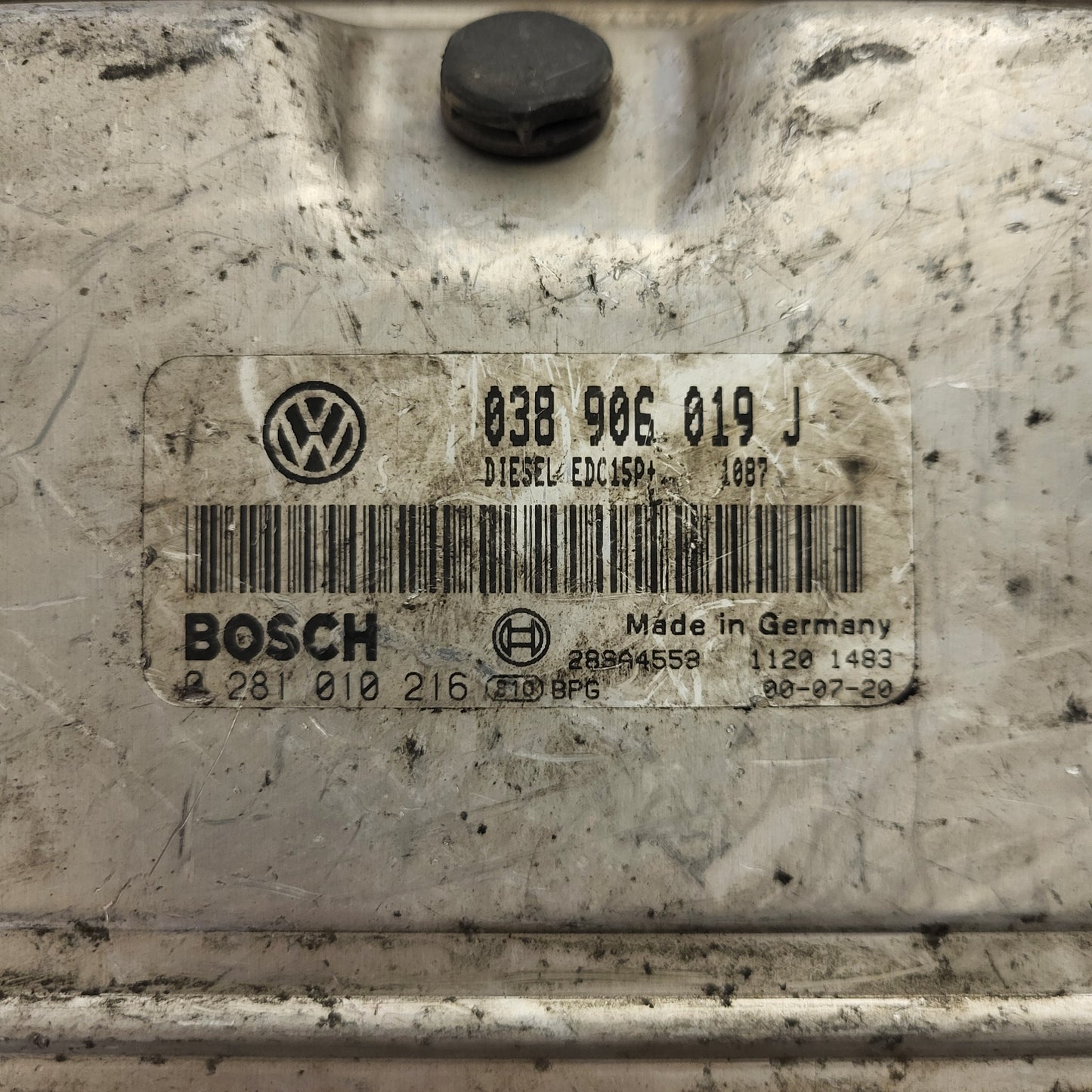 VW SHARAN ECU / 038906019J / 0281010216 / EDC15P+ / BOSCH
