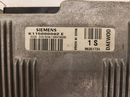 DAEWOO MATIZ  0.9 ECU / K115000002E / 96351734 / SIEMENS