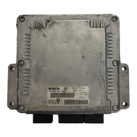 Fiat Peugeot Citroen ECU / 0281011968 / 9659520180 / EDC15C2 / 9646850580 BOSCH