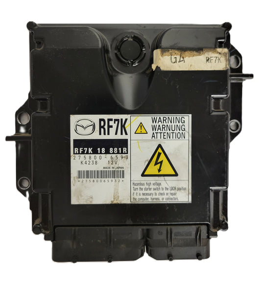 Mazda 6 ECU / RF7K /  RF7K18881R / 275800-6593 / MAZDA
