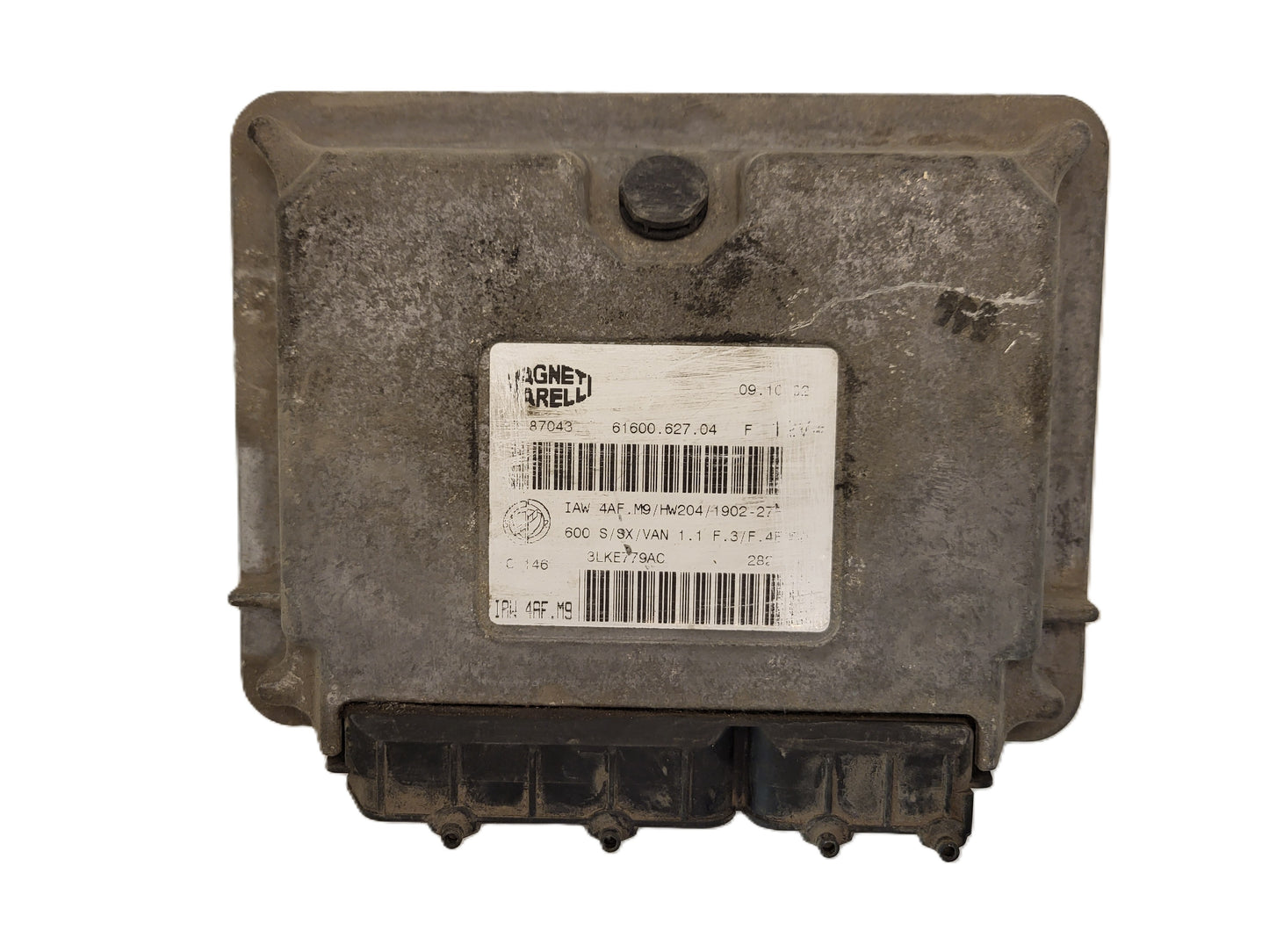 FIAT SEICENTO 600 ECU / 55187043 / IAW 4AF.M9 / 61600.627.04 / MAGNETI MARELLI